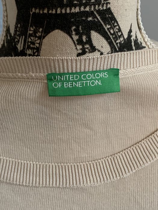 Sweter bluzka L od Benetton 100% bawełna