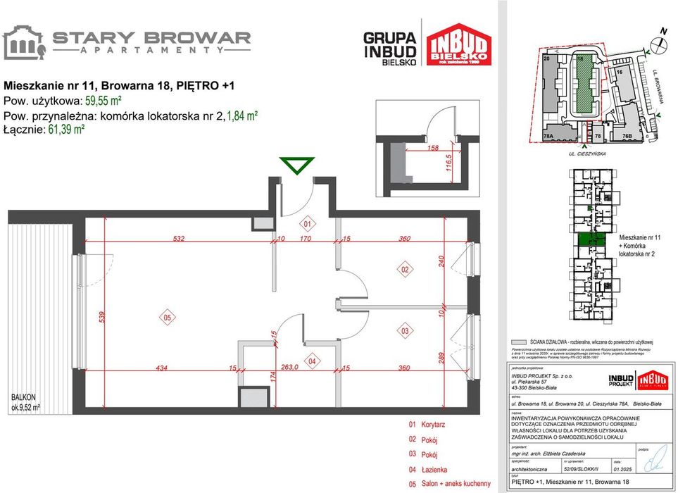 Stary Browar | mieszkanie 3-pok. | C_11