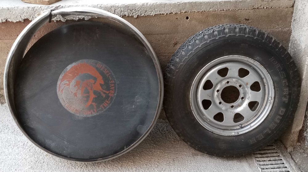 Pneu e capa Pneu 205SR16 para JIPE acho que TOYOTA LAND CRUISER