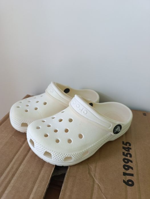 Шльопанці Crocs c9  25-26р, 16см. Оригінал! Білі