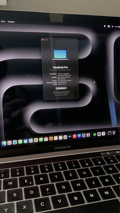 Macbook pro 2018 i5/13/8/256 A1989 m1/m2