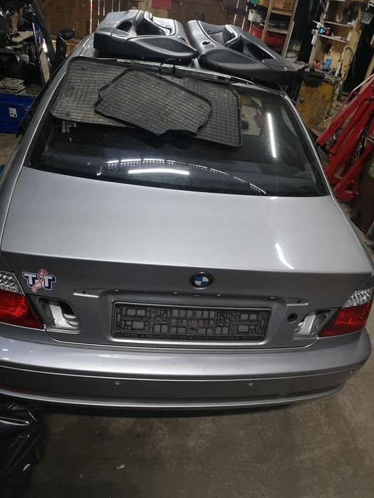 BMW E46 coupe lift klapa bagażnika titansilber metalic 354/7