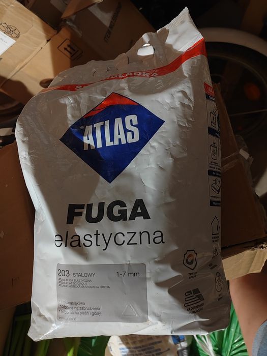Fuga 5 kg Atlas Stalowy po terminie!!!