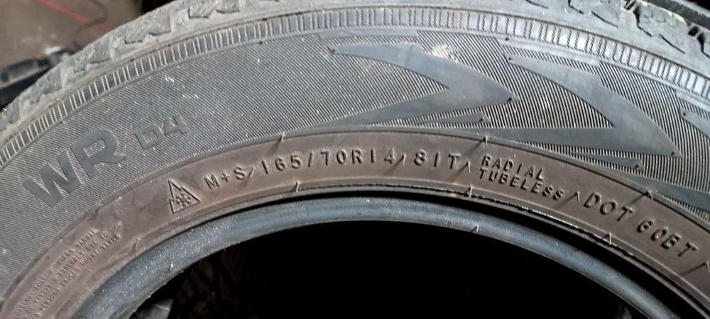 Nokian WRD4 165/70 R14 81T bieżnik 7mm 2szt dot 2519