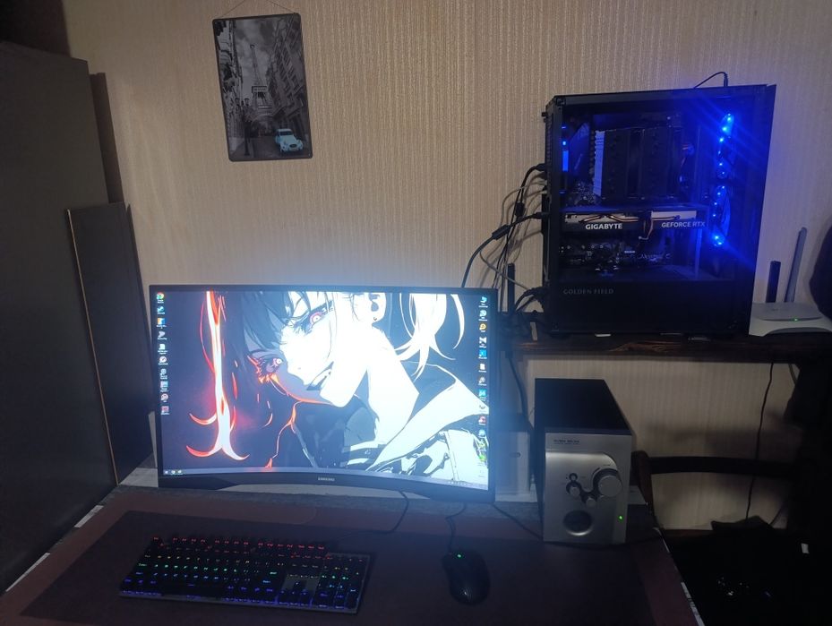 Монитор самсунг одисей 27 дюймов ,144 герца ,2ка разрешение