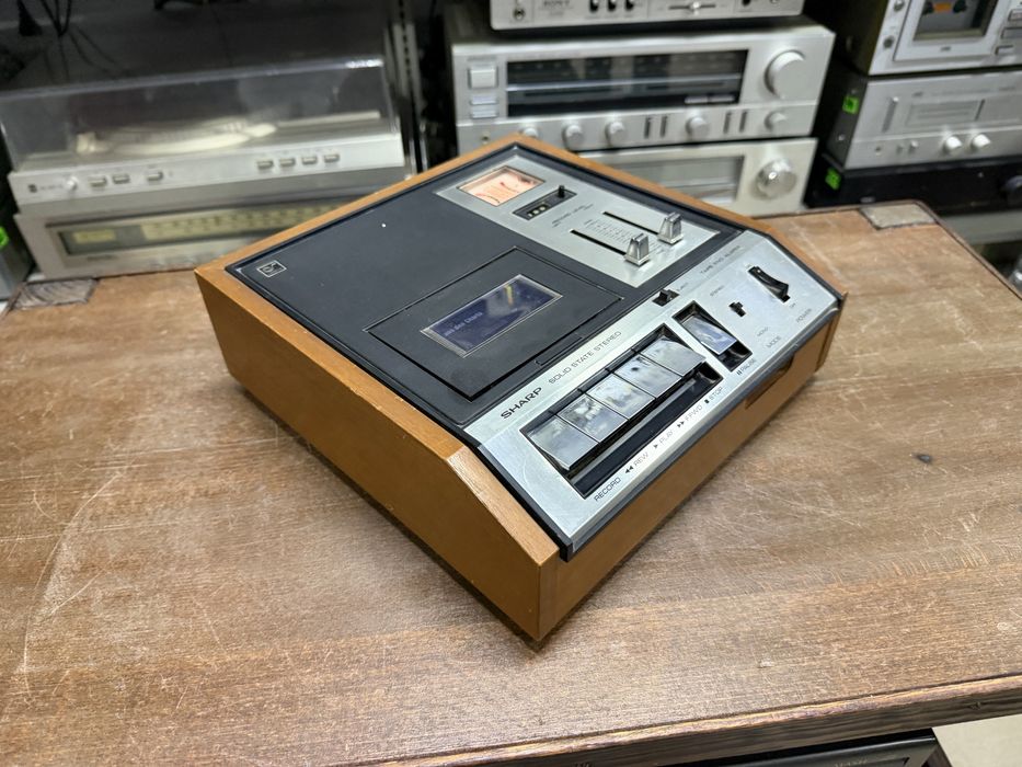 ‼️Magnetofon kasetowy Sharp RD-423D, Vintage, Audio Room