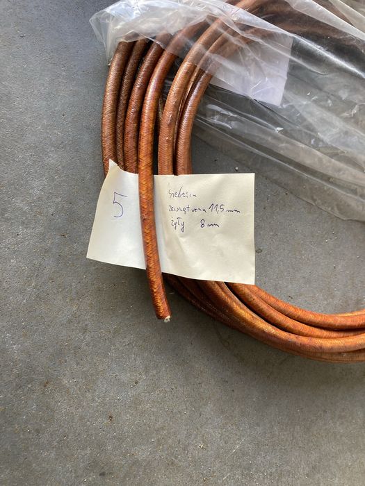 kabel w oplocie bawełny NSU DKW BMW IŻ ZUNDAPP BSA NORTON M72