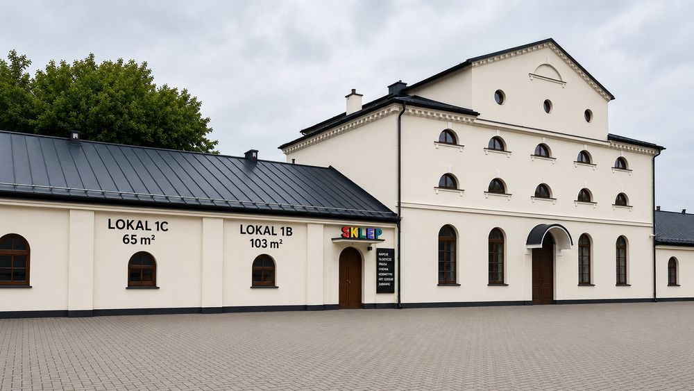 Lokale  do wynajęcia – 65 m², 103 m² lub 168 m² – Centrum Garbowa