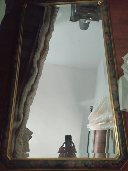 Espelho antigo com Moldura