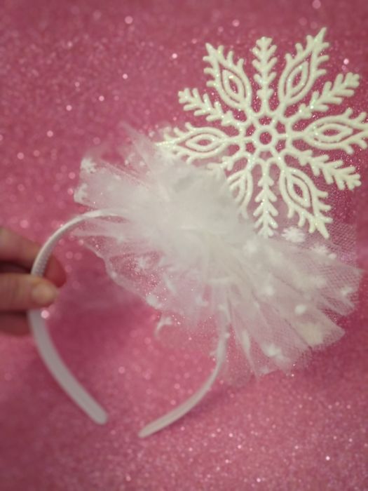 Новорічний обруч Сніжинка