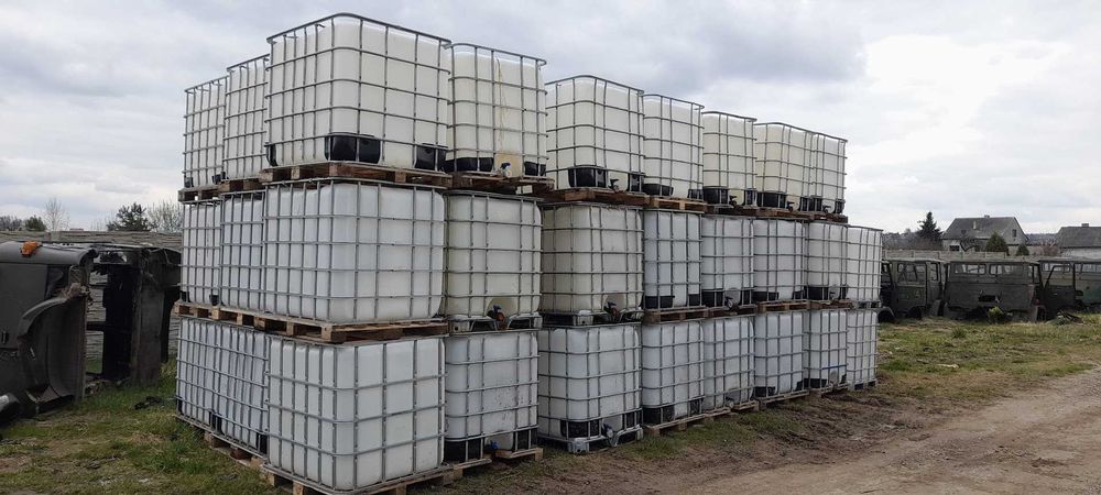 Zbiornik Mauzer 1000L PaletoPojemnik na Wodę Deszczówkę FV Moja Woda