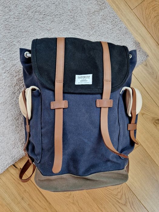 Plecak Sandqvist Vidar Backpack Blue Sweden