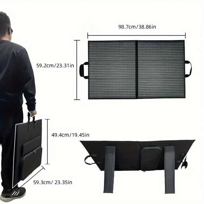 Przenośny skladany 100w panel fotowoltaiczny solarny