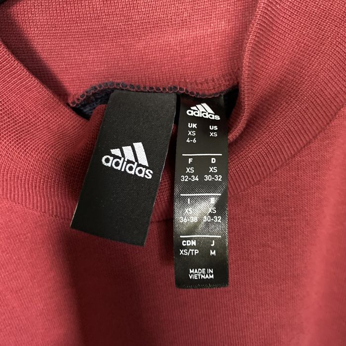 Bluza crewneck Adidas Three Stripes Drei Streifn Trois Bandes [XS]