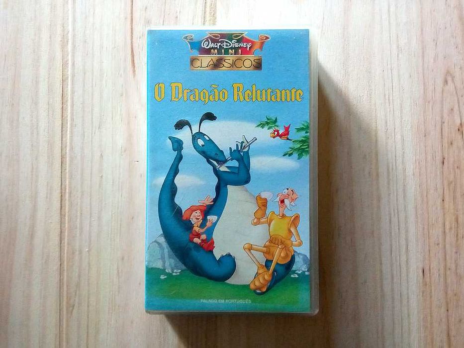 Filme O Dragão Relutante - VHS