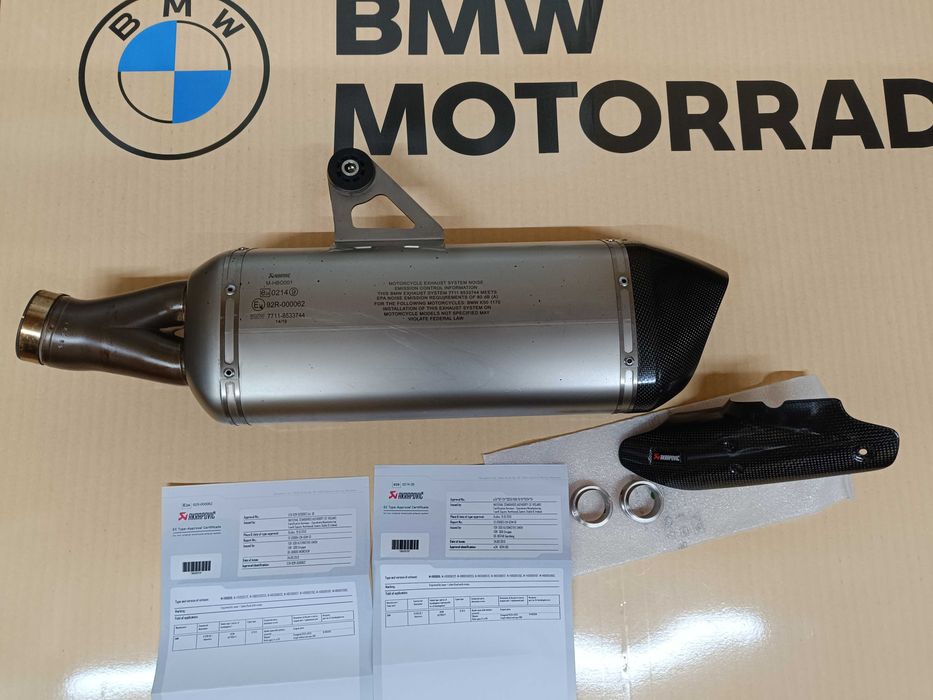 Ponteira Akrapovic Titânio BMW R1200 GS ou GSA ou R1250 GS GSA