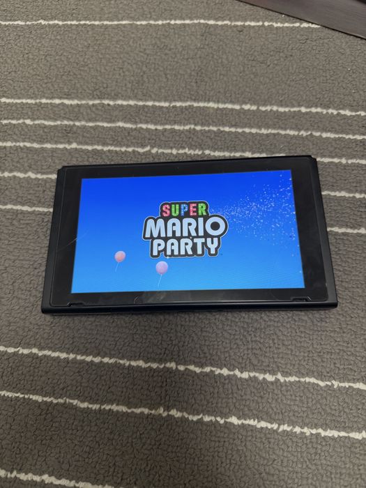 Nintendo switch com diversos acessorios
