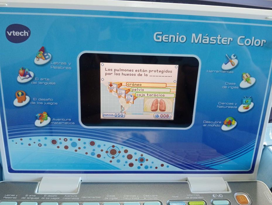 Computador Infantil VTech Genio Máster Color Bilingue (Inglês/Espanhol)