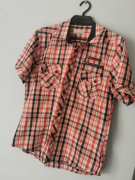 Koszula w kratkę 2 XL męska