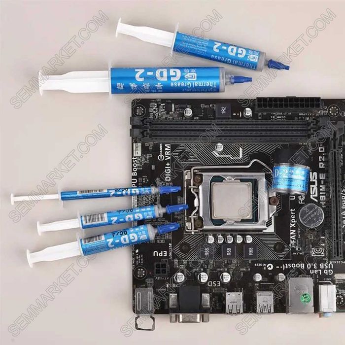 Термопаста GD007 / GD-2 оригінал 1-30 г — для ноутбука/ПК, CPU/GPU