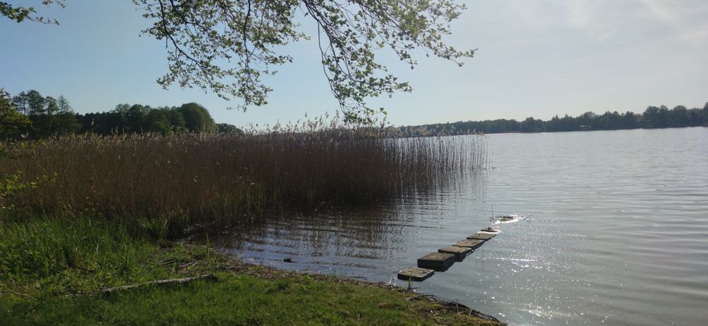 Działka nad jeziorem