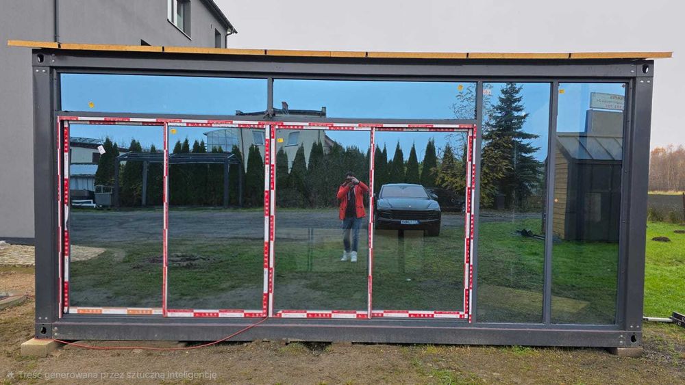 ogródek piwny rama kontenera domek mobilny 3x6 kontener pawilon