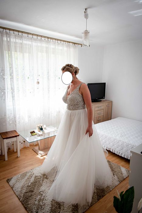 Suknia Ślubna Księżniczka wesele ślub Piękna jak nowa !