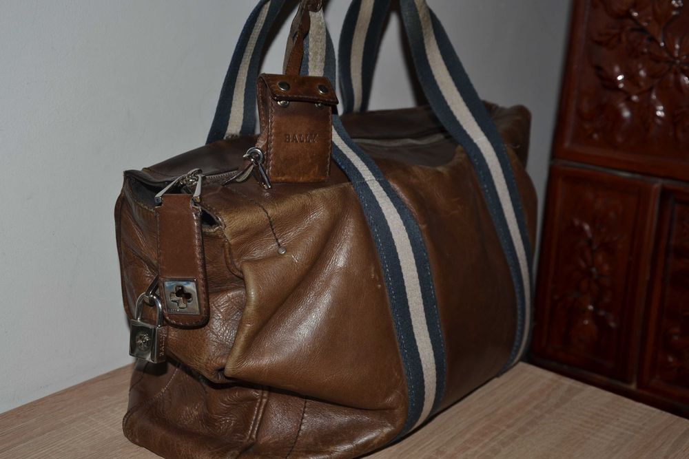 Чоловіча сумка Bally натуральна шкіра Швейцарія