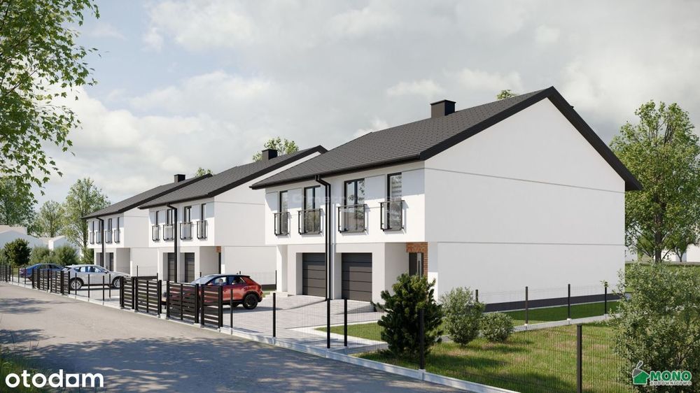 Nowoczesny bliźniak 135 m² z ogrodem w Serocku