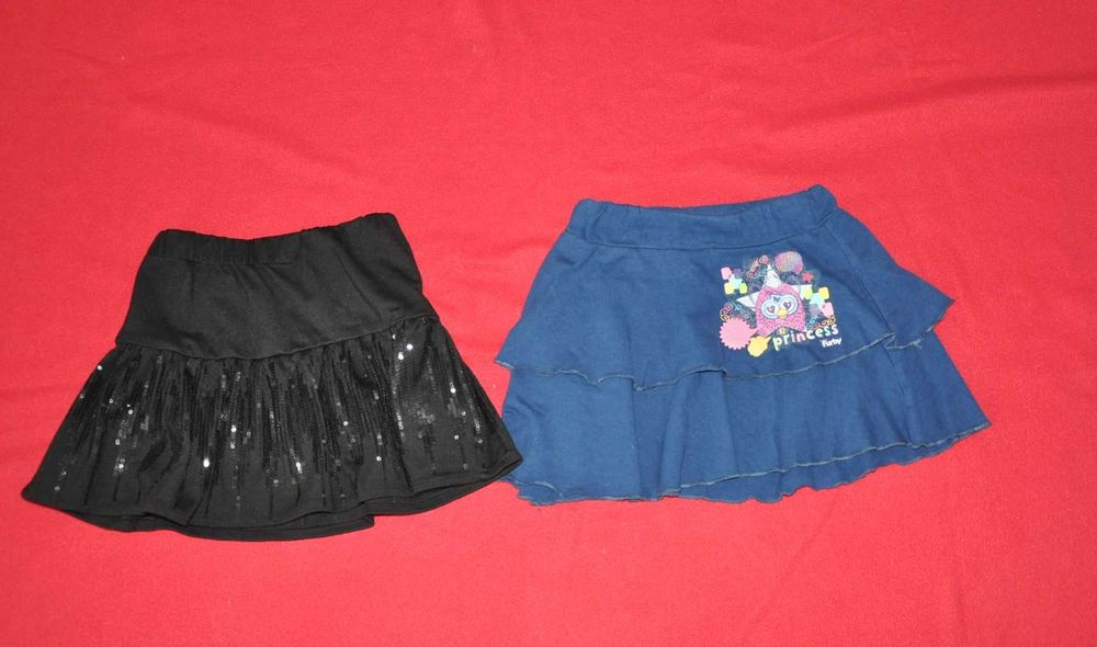 2x spódniczki 116-122 cm (5-6 lat) Princess Furby,spódnice-zestaw