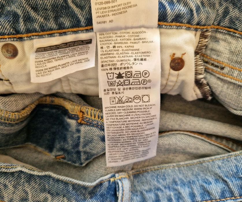 Джинси чоловічі Levi's 502 W33 L34 (Levis/Левайс) Original