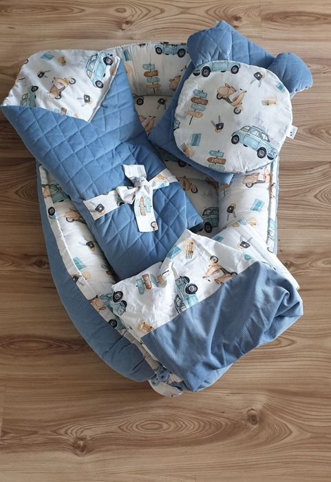 Wyprawka do łóżeczka dla chłopca auta