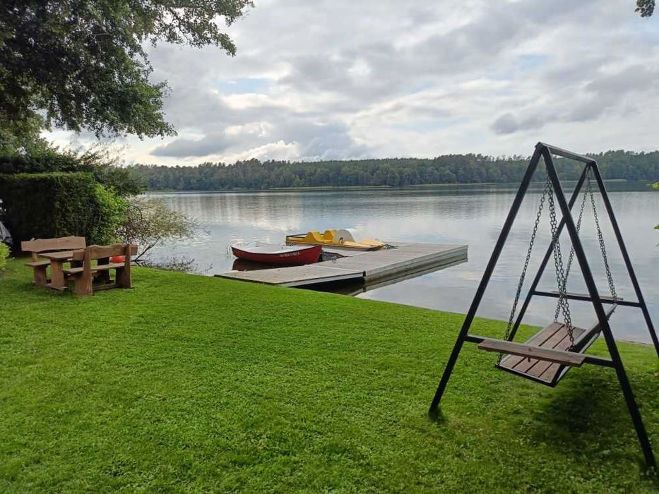 Domek nad samym jeziorem, Mazury..