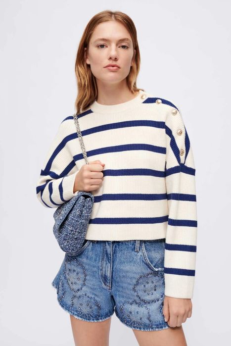 Кофтинка в смужку Maje