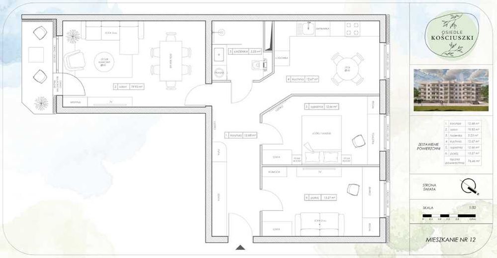 Nowe Osiedle - Mieszkanie w stanie deweloperskim