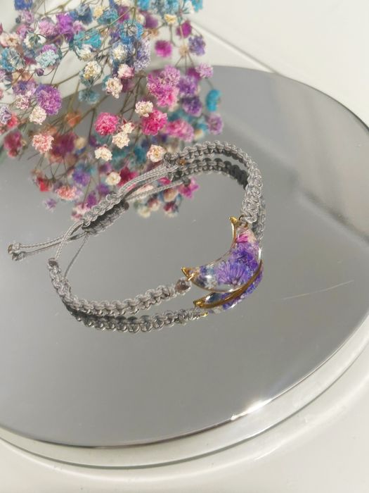 Bransoletka handmade z gipsowkami