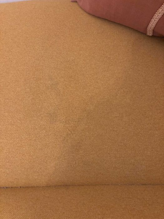 Sofá clic-clac de 3 lugares amarelo - Maisons du Monde