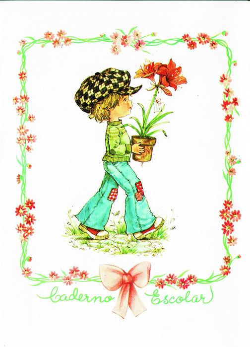 Caderno escolar antigo