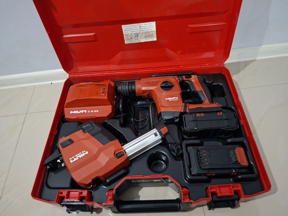 Hilti TE 6-22 Акумуляторний перфоратор з пилососом
