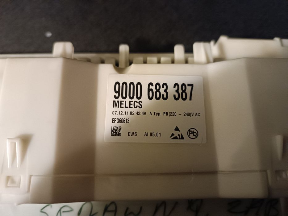 Panel panel do zmywarki Siemens ze sterownikiem 45 cm