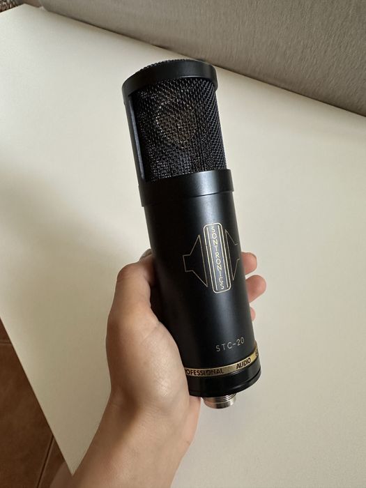 Kit de gravação - microfone + interface + suporte de microfone