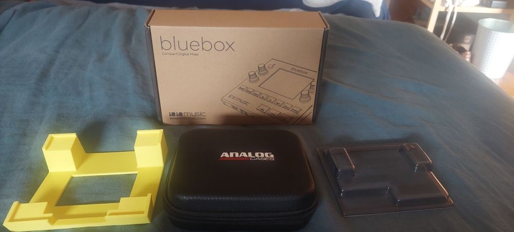 1010music Bluebox mixer/gravador/ c stand, case e decksaver