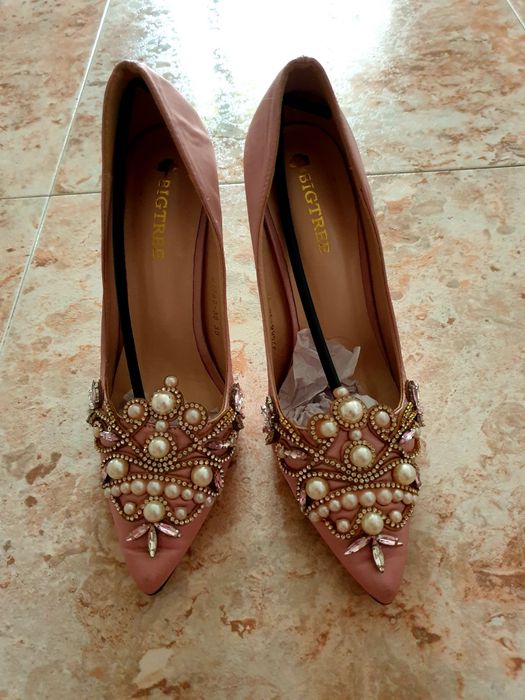 Sapatos festa usados só 2 horas