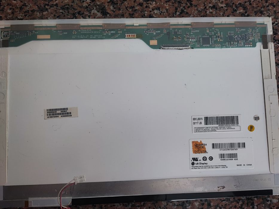 Ecrã de Portátil 15.4" – Modelo LP154WX4 (TL)(C8)