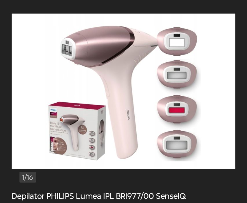 Depilator Philips lumea ipl BRI977/00