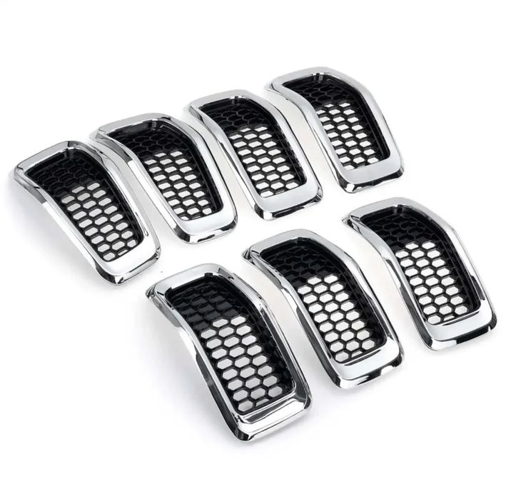 Решетка радиатора кольца в капот Jeep Cherokee 2014 2015 2016 2017 18