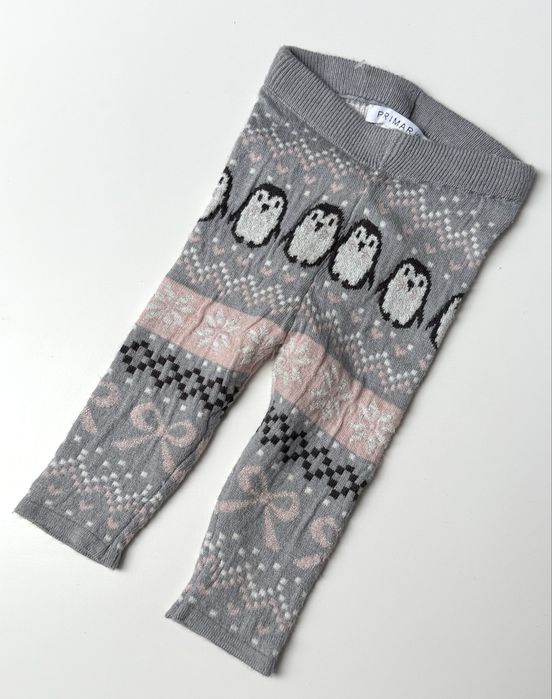 Przepiękne grube Getry Zimowe 68 NOWE