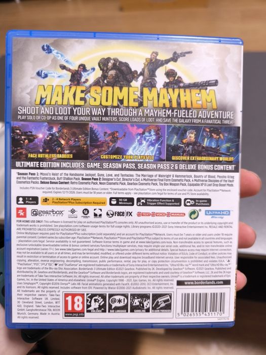 Ultimate Edition Borderlands 3 PlayStation 5 ps5