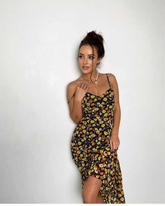 Сарафан сукня шифонова на бретелях