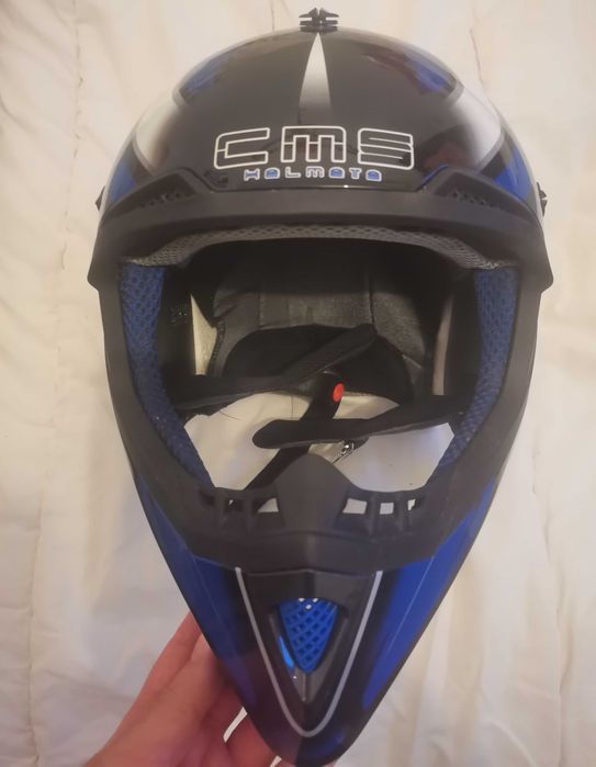 Capacete CMS mota como novo